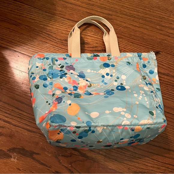 Le Sportsac Blue Multi Mini Tote - Picture 4 of 5